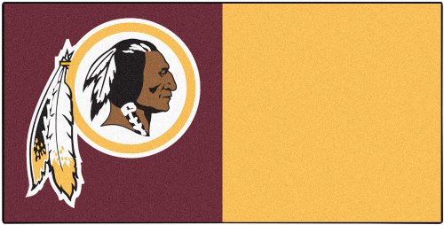 FANMATS NFL Washington Redskins Nylon Face Team Carpet Tiles Area Rugs Fanmats 8547