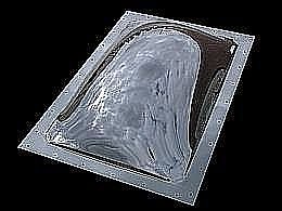 Bri-Rus SL1434S 14 Inch x 34 Inch Rectangle Smoke RV Parts Lighting Specialty Recreation SL1434S