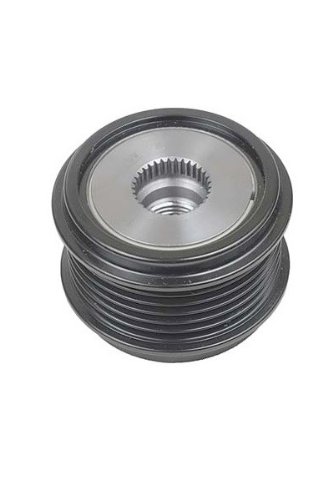 NEW 6 GROOVE CLUTCH PULLEY AUDI A2 1.2L 1.4L TURBO DIESEL 2001-2005 045-903-023G Generators Rareelectrical 24-91255I1