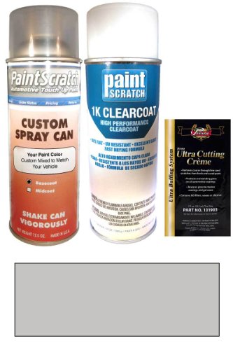 2010 Chrysler 300/300C Series Tech Silver Metallic (Wheel) GSA-W Touch Up Paint Spray Can Kit - Original Factory OEM Automotive Paint - Color Match Guaranteed Touchup Paint PaintScratch Automotive Touch Up Paint 1922s-1084-spu