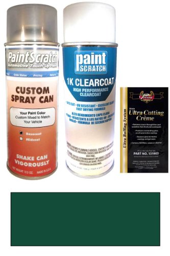 1997 Mercury Mystique Alpine Green Metallic SR/M6767 Touch Up Paint Spray Can Kit - Original Factory OEM Automotive Paint - Color Match Guaranteed Touchup Paint PaintScratch Automotive Touch Up Paint 5358s-312-spu