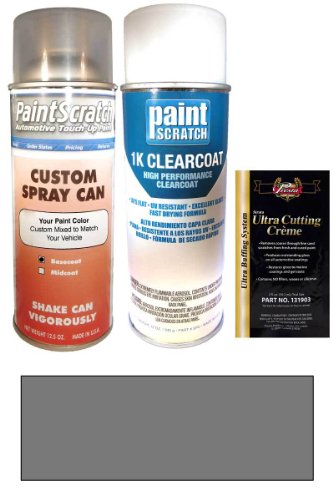 1987 Plymouth Scamp Charcoal Gray Metallic AA9/DT1619 Touch Up Paint Spray Can Kit - Original Factory OEM Automotive Paint - Color Match Guaranteed Touchup Paint PaintScratch Automotive Touch Up Paint 6358s-196-spu