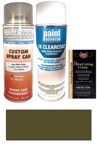 1998 Pontiac Grand Am Graphite Pearl (Interior Dupont #C9234) 12/9771 Touch Up Paint Spray Can Kit - Original Factory OEM Automotive Paint - Color Match Guaranteed Touchup Paint PaintScratch Automotive Touch Up Paint 6492s-1286-spu