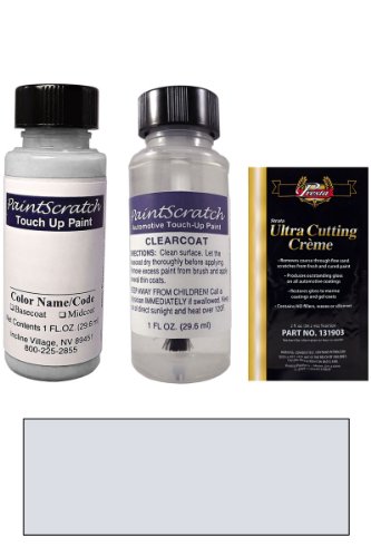 2013 Volvo C70 Electric Silver Metallic 477 Touch Up Paint Bottle Kit - Original Factory OEM Automotive Paint - Color Match Guaranteed Touchup Paint PaintScratch Automotive Touch Up Paint 8415b-197-tu