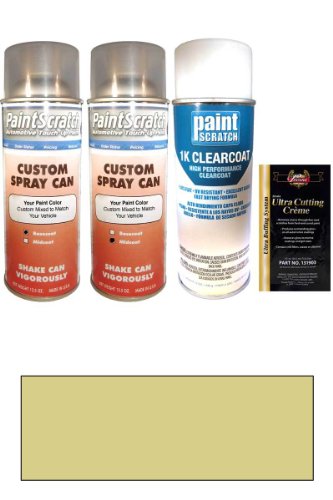 2006 Cadillac Deville Glacier Gold Tricoat 77/WA300M Touch Up Paint Spray Can Kit - Original Factory OEM Automotive Paint - Color Match Guaranteed Touchup Paint PaintScratch Automotive Touch Up Paint 1124st-1009-spt