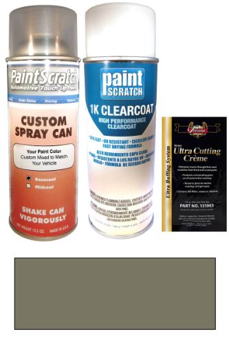 2012 Cadillac CTS Stealth Gray (matt) WA183 Touch Up Paint Spray Can Kit - Original Factory OEM Automotive Paint - Color Match Guaranteed Touchup Paint PaintScratch Automotive Touch Up Paint 1160s-1140-spu