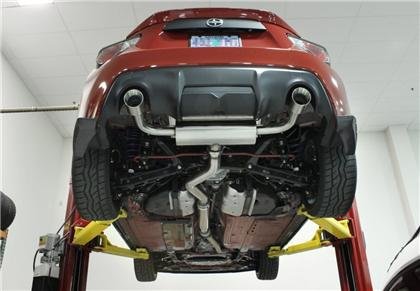 Perrin 13+ Subaru BRZ / 13+ Scion FR-S Brushed Catback Exhaust w/o Resonator Cat-Back Systems Perrin PSP-EXT-361BR