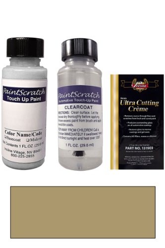 1997 Chevrolet Cavalier Light Sandrift Metallic 49/WA220C Touch Up Paint Bottle Kit - Original Factory OEM Automotive Paint - Color Match Guaranteed Touchup Paint PaintScratch Automotive Touch Up Paint 1449b-51-tu