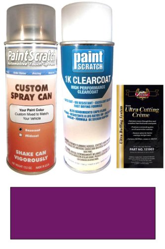 1996 Chevrolet Geo Tracker Super Grape III Metallic WA300C/84U Touch Up Paint Spray Can Kit - Original Factory OEM Automotive Paint - Color Match Guaranteed Touchup Paint PaintScratch Automotive Touch Up Paint 1442s-958-spu