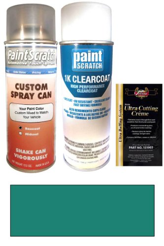 1997 Chevrolet Geo Tracker Slate Green Metallic WA298C/38U Touch Up Paint Spray Can Kit - Original Factory OEM Automotive Paint - Color Match Guaranteed Touchup Paint PaintScratch Automotive Touch Up Paint 1456s-956-spu
