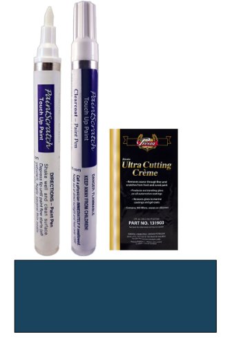 1987 Lincoln All Models Dark Shadow Blue Metallic 7Q/6196 Touch Up Paint Pen Kit - Original Factory OEM Automotive Paint - Color Match Guaranteed Touchup Paint PaintScratch Automotive Touch Up Paint 4616p-166-ppu