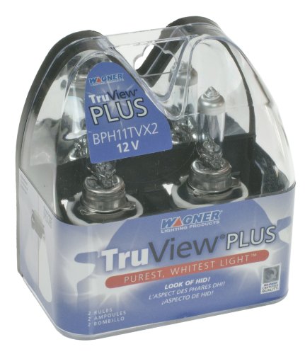 Wagner H11 TruView Replacement Bulb, (Pack of 2) Headlight Bulbs Wagner Lighting BPH11TVX2