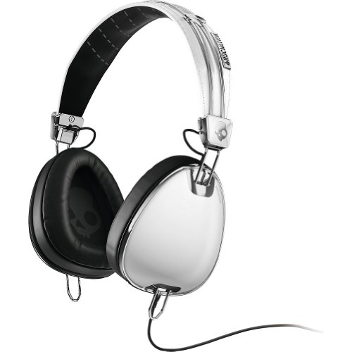 Skullcandy Aviator with Mic3 Over Ear Wired Headphone - White / One Size Decals Skullcandy S6AVFM-158-FBA