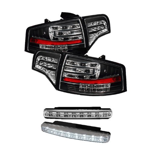 Tail Lights Carpart4u CP4-AD-AA406-G2-LED-BK+8LED-C
