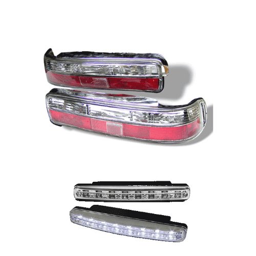 Tail Lights Carpart4u CP4-AD-AI90-RC+8LED-C