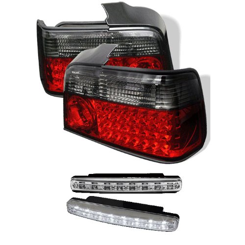 Tail Lights Carpart4u CP4-AD-BE3692-4D-LED-RS+8LED-C