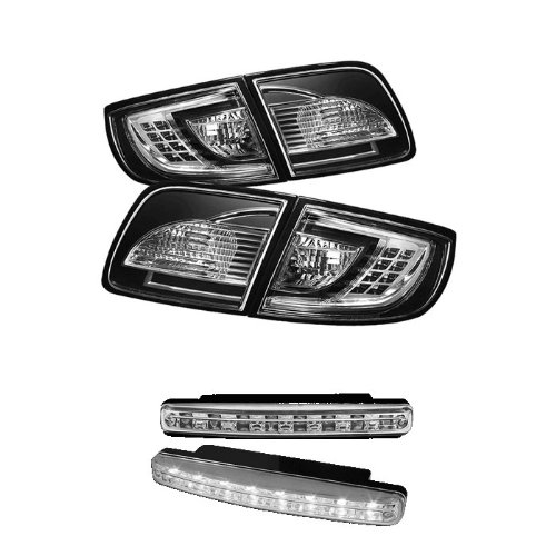 Tail Lights Carpart4u CP4-AD-M303-LED-BK+8LED-C