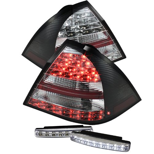 Tail Lights Carpart4u CP4-AD-MBZC05-LED-BK+8LED-C