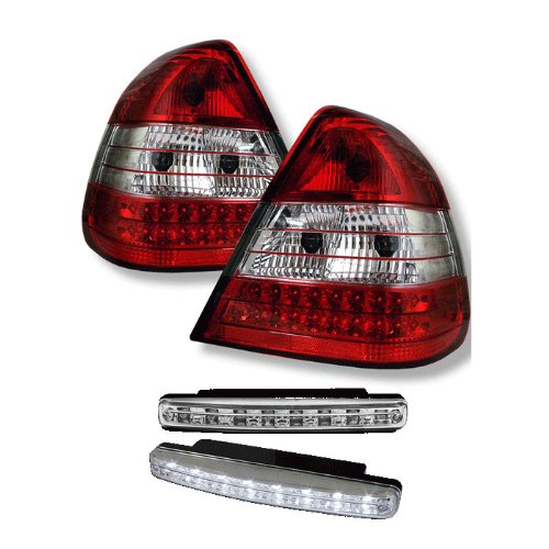 Tail Lights Carpart4u CP4-AD-MBZC94-LED-RC+8LED-C