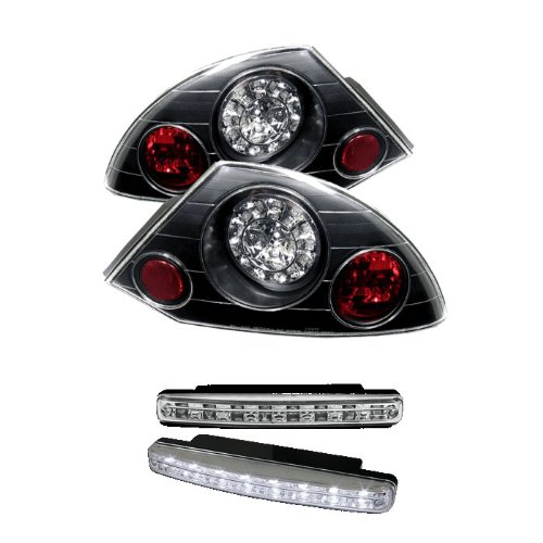 Tail Light Assemblies Xtune CP-ALT-ME00-LED-BK+8LED-C