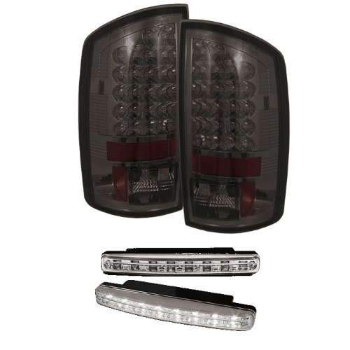 Tail Lights Carpart4u CP4-AD-DRAM02-LED-SM+8LED-C