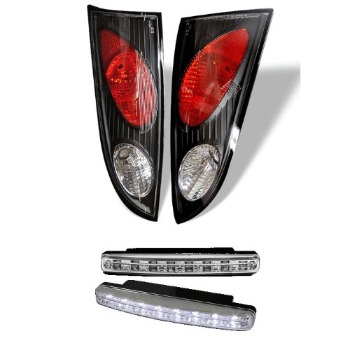 Tail Lights Carpart4u CP4-AD-FF00-5D-BK+8LED-C