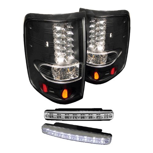 Tail Lights Carpart4u CP4-AD-FF15004-LED-BK+8LED-C
