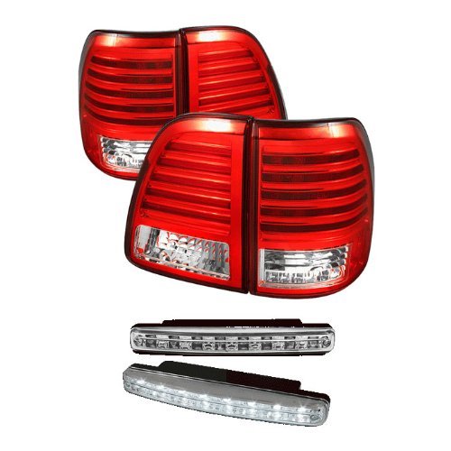 Tail Light Assemblies Xtune CP-ALT-TLAN98-LED-RC+8LED-C