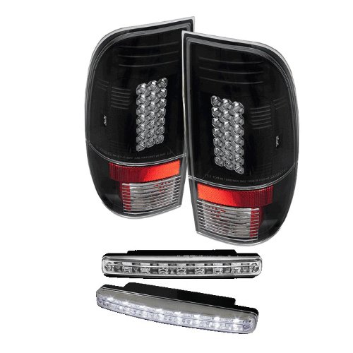 Tail Lights Carpart4u CP4-AD-FF15097-LED-BK+8LED-C