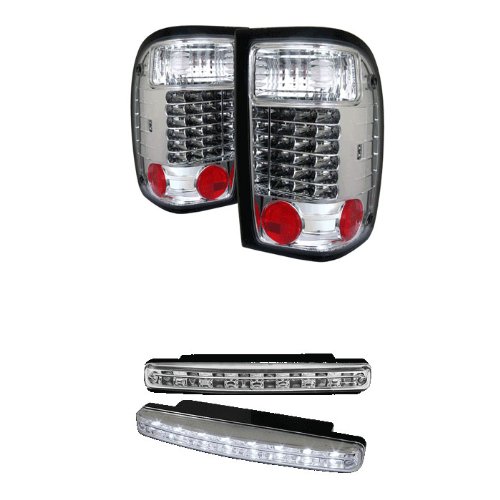 Tail Lights Carpart4u CP4-AD-FR98-LED-C+8LED-C