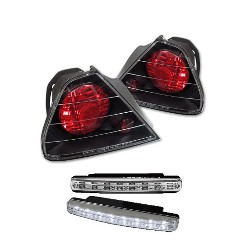 Tail Lights Carpart4u CP4-AD-HA98-2D-BK+8LED-C