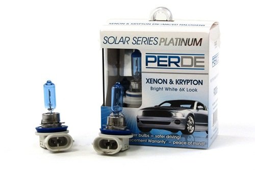 00-01 Hyundai Tiburon PERDE Xenon H7 Headlight Low Beam Light Bulbs Diamond White 6000K Headlight Bulbs PERDE H755BX2-L6K-043
