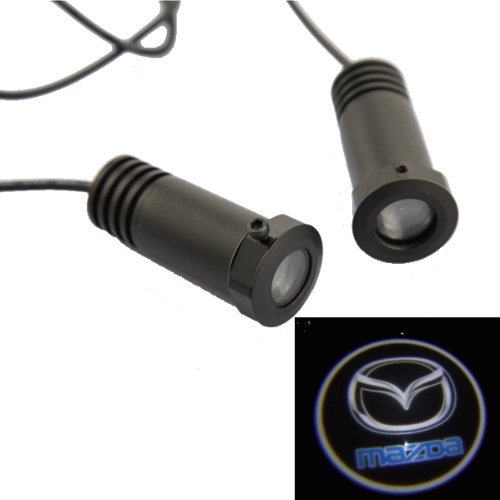 DBPOWER® 2pcs Car Projection LED Projector Door Shadow Light Welcome Light Laser Logo for MAZDA Bulbs DBPOWER DBPOWER