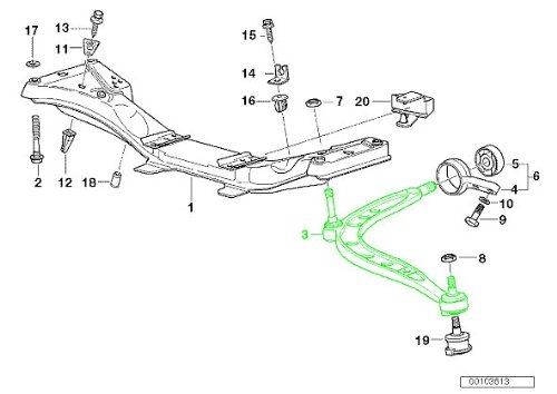 Control Arms Bilstein 31 12 6 758 513