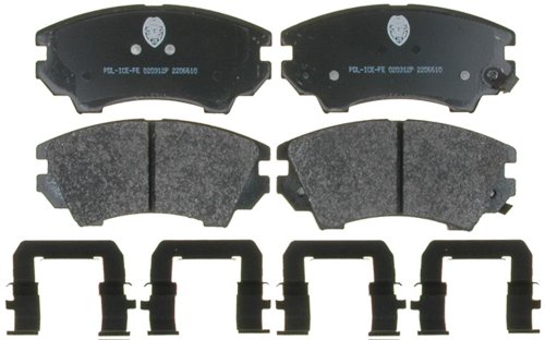 Raybestos ATD1404P Advanced Technology Semi-Metallic Disc Brake Pad Set Brake Pads Raybestos ATD1404P