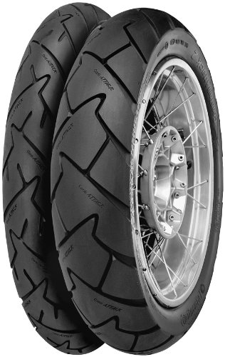 Continental Conti Trail Attack 2 - Adventure Touring/Dual Sport - Front - 120/70ZR-17 , Position: Front, Rim Size: 17, Tire Application: All-Terrain, Tire Size: 120/70-17, Tire Type: Dual Sport, Load Rating: 58, Speed Rating: W, Tire Construction: Radial 02442960000 Touring Continental Tire 02442960000