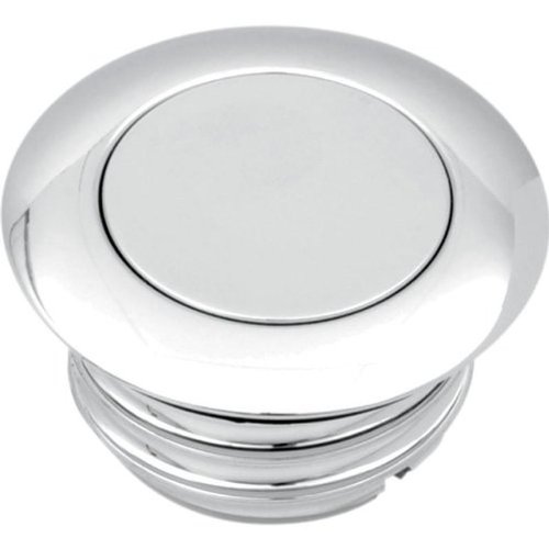 Drag Specialties Pop-Up Gas Cap - Vented - Chrome T03-0339-A Gas Caps Drag Specialties T03-0339-A