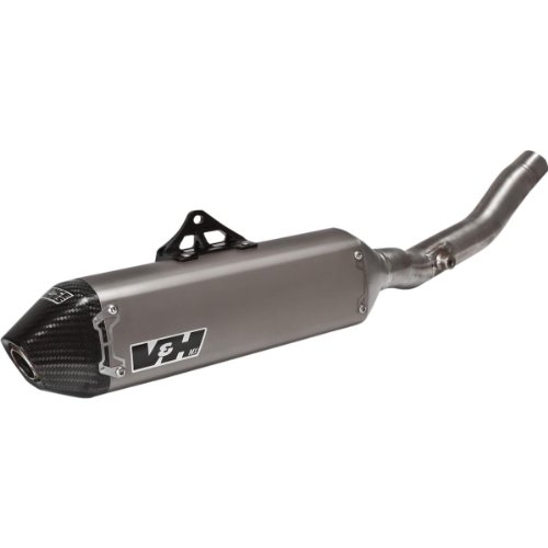 Vance & Hines Race Slip-On - Titanium Muffler - Carbon Fiber Endcap , Color: Natural, Material: Titanium 15193 Complete Systems Vance & Hines 15193