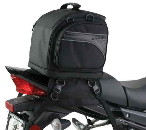 Nelson-Rigg (CL-1070) Black Touring Expandable Tail Pack Saddle Bags Nelson-Rigg CL-1070