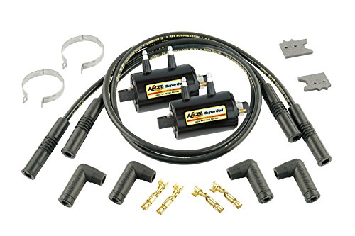 ACCEL 140403K Black Ignition Coil Kit Coils ACCEL 140403K