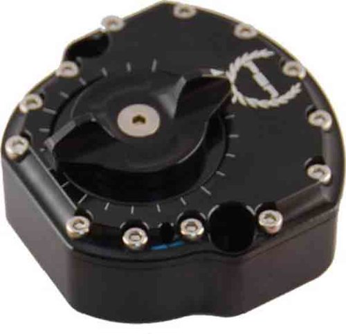 Powerstands Steering Damper - Black 03-00857-22 Body & Frame Parts PSR 03-00857-22