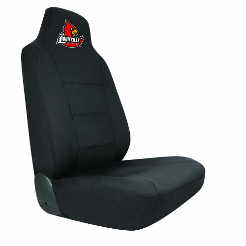 Pilot Alumni Group SC-984 Black Seat Cover with Logo (Collegiate Louisville Cardinals) Auto Accessories Pilot Automotive SC-984