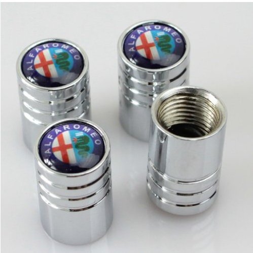 Alfa Romeo AlfaRomeo Car Wheel Tire Valve Stem Caps Stem Caps Alfa Romeo valves stems caps
