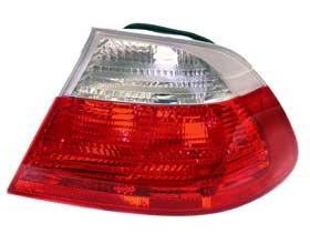 BMW e46 CONV (00-03) Tail Light EURO Red+White RT Tail Light Assemblies SR BMW 63218384844