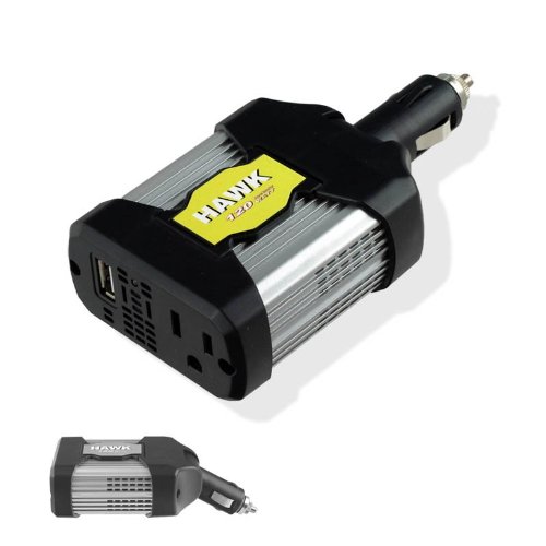120/240 Watt 12V Cigarette Lighter Power Inverter & USB Charger Accessories ACPower 120-240-12USB