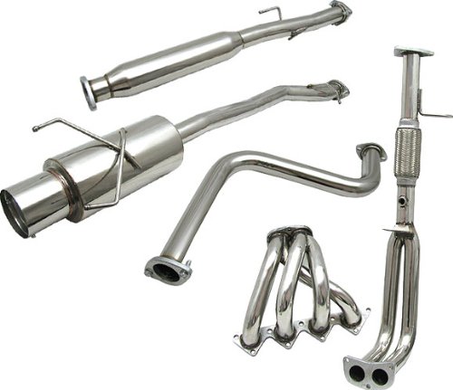 90-93 Honda Accord 2/4dr Catback Exhaust System + Header Cat-Back Systems IKON MOTORSPORTS MUX2-HA90