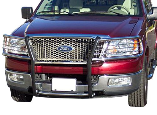 Premium Stainless Steel Grille Bumper Brush Guard Bull Bar #F74297 Custom Fit F150 (Excl Heritage) Grille & Brush Guards MaxMate WBF74297