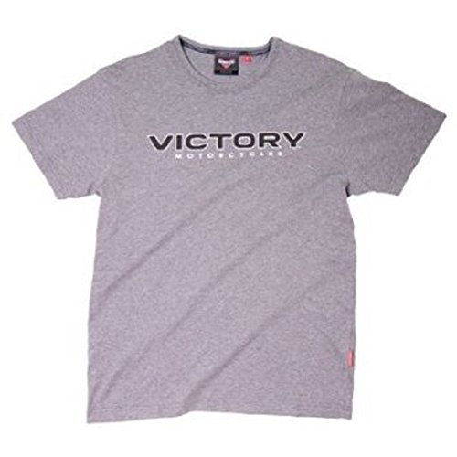 Genuine Victory Motorcycles Mens Logo T-Shirt Grey Marble 2X-Large pt# 286324212 Shops Victory Motorcycles 286324212