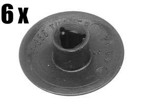 BMW e36 Cowl Cover Cap Clip (Push Buttons) (x6 clips) Air Mass BMW BMW 517181535619x6
