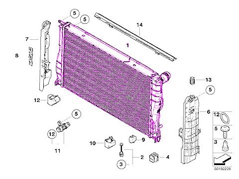 Radiators BMW BMW 17117547059
